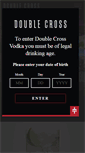 Mobile Screenshot of doublecrossvodka.com